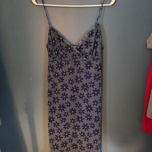 La Belle Navy Slip Dress